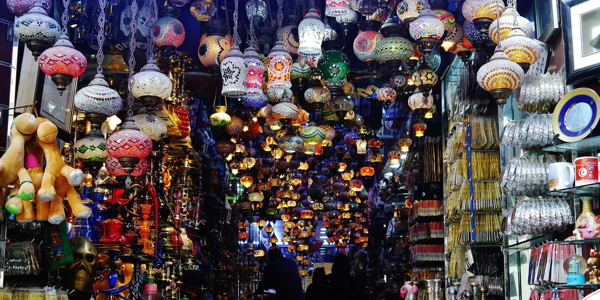 The souq at Bab Al Bahrain, Manama