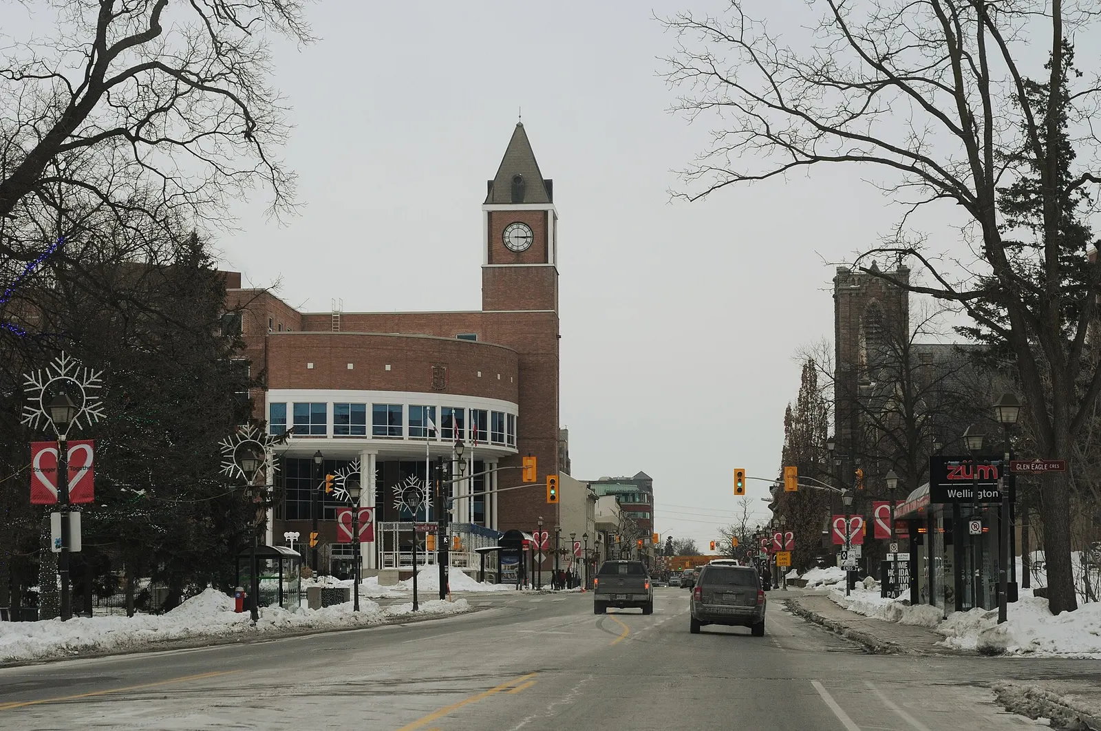 Main Street South in downtown Brampton, Ontario