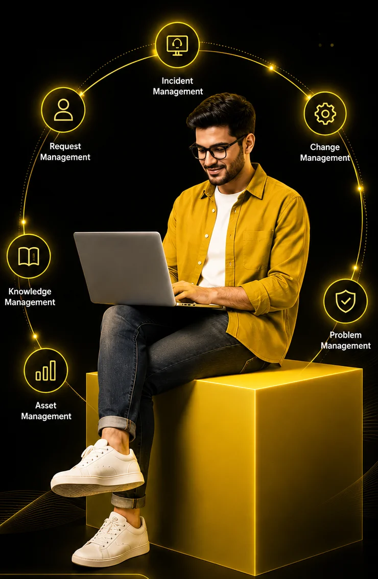 ManageEngine ITSM - incident, request, change, problem, asset and knowledge management