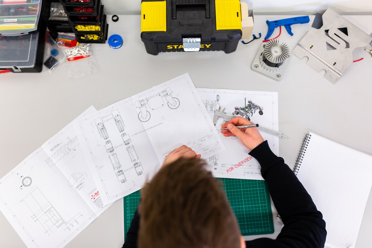 Quality inspection with calipers and specifications