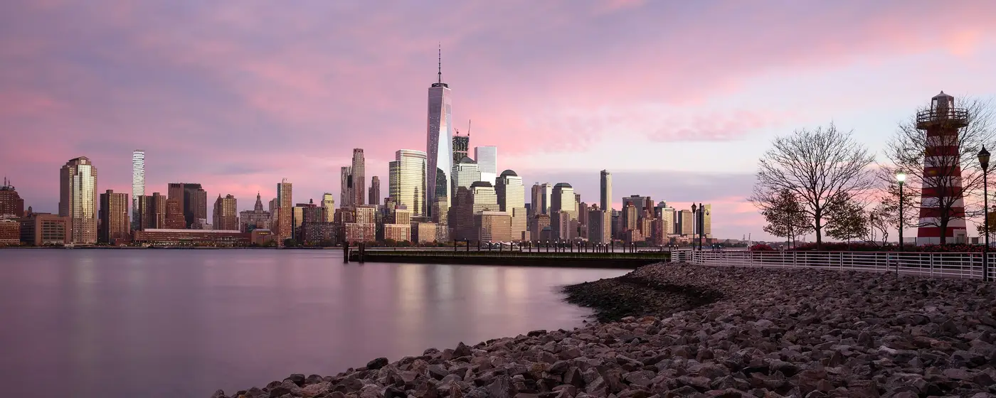 Lower Manhattan and the Financial District skyline, New York